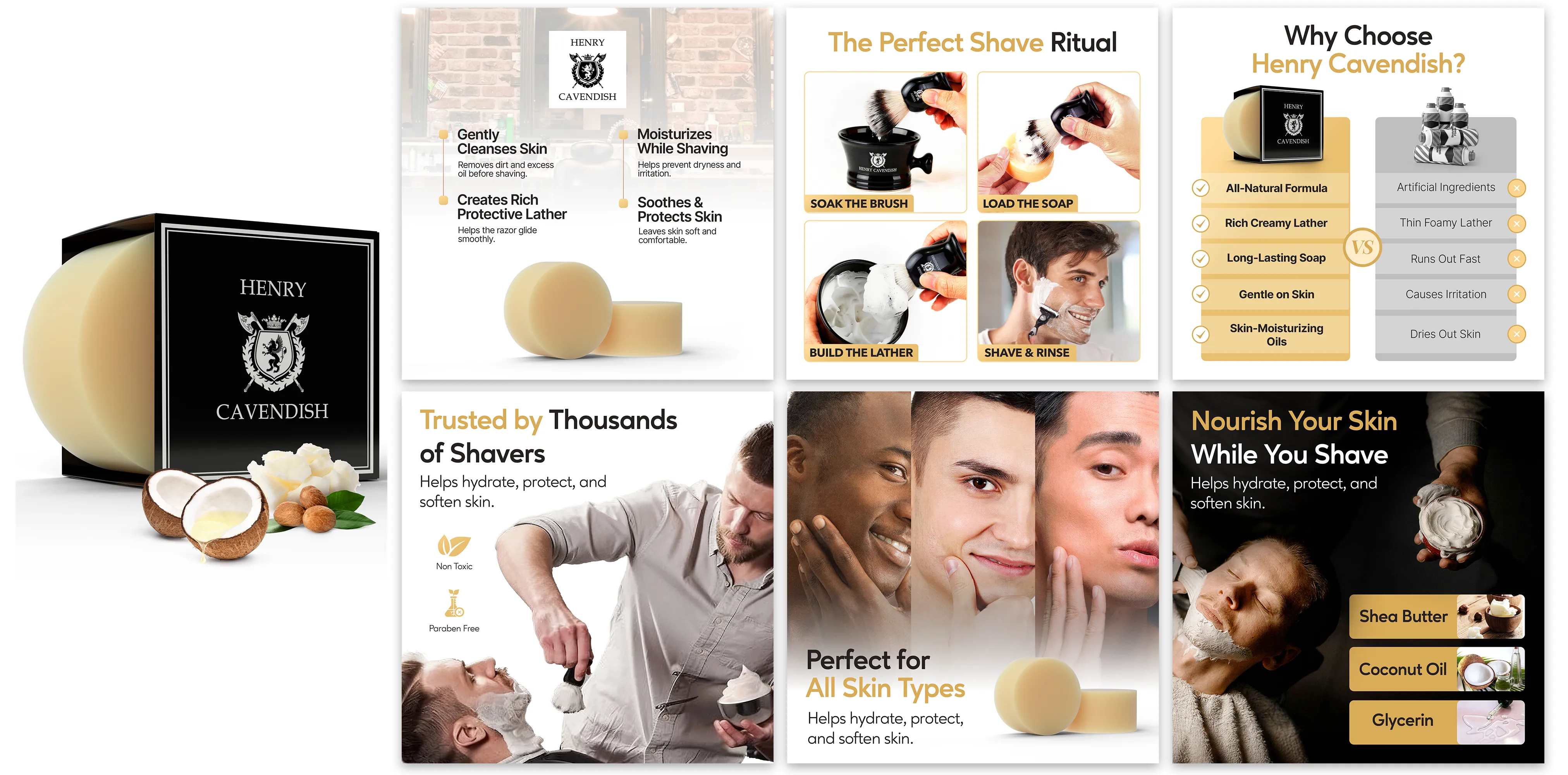 Henry Cavendish - Shave soap
