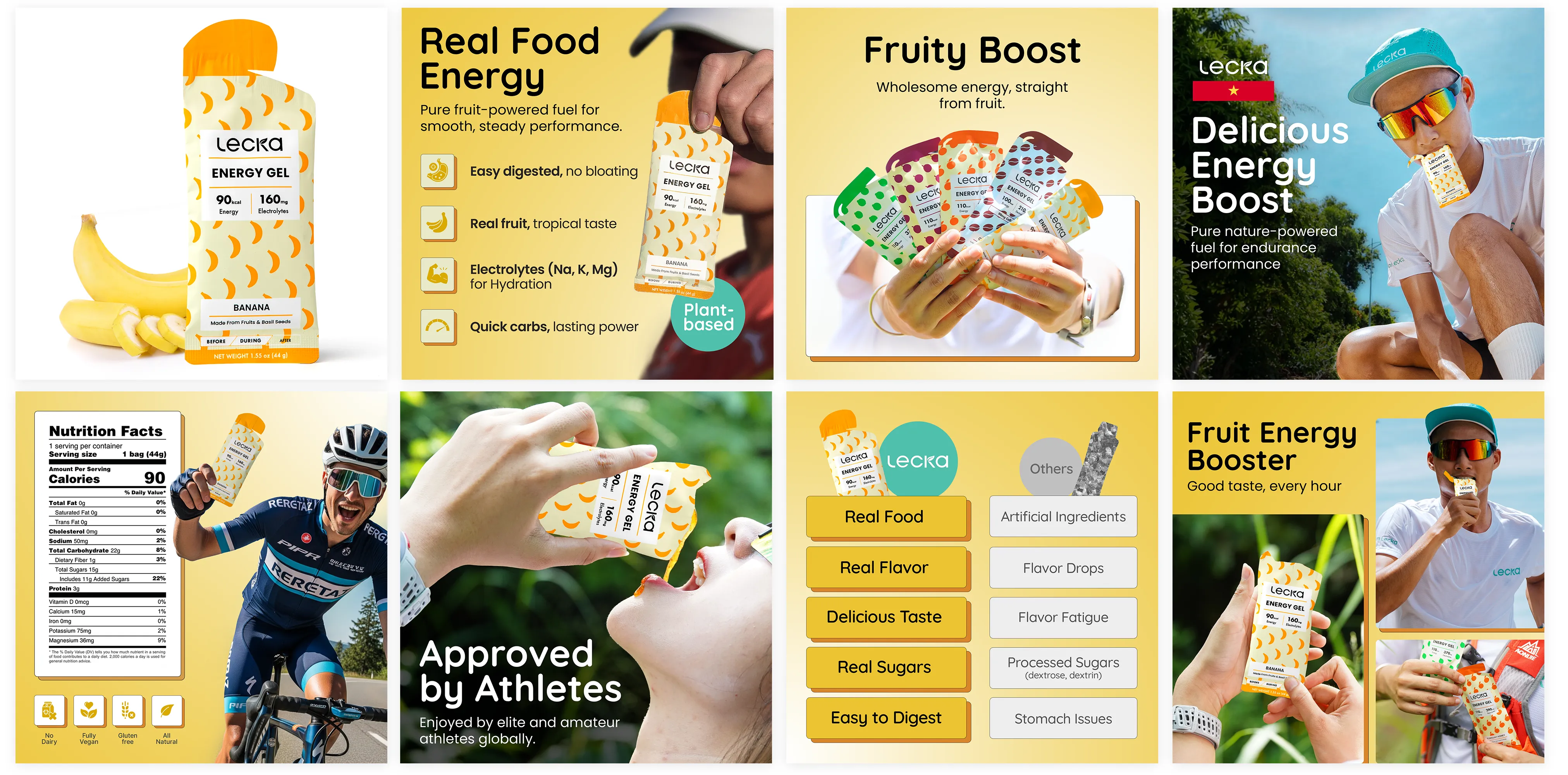 Lecka - Fruit energy gel