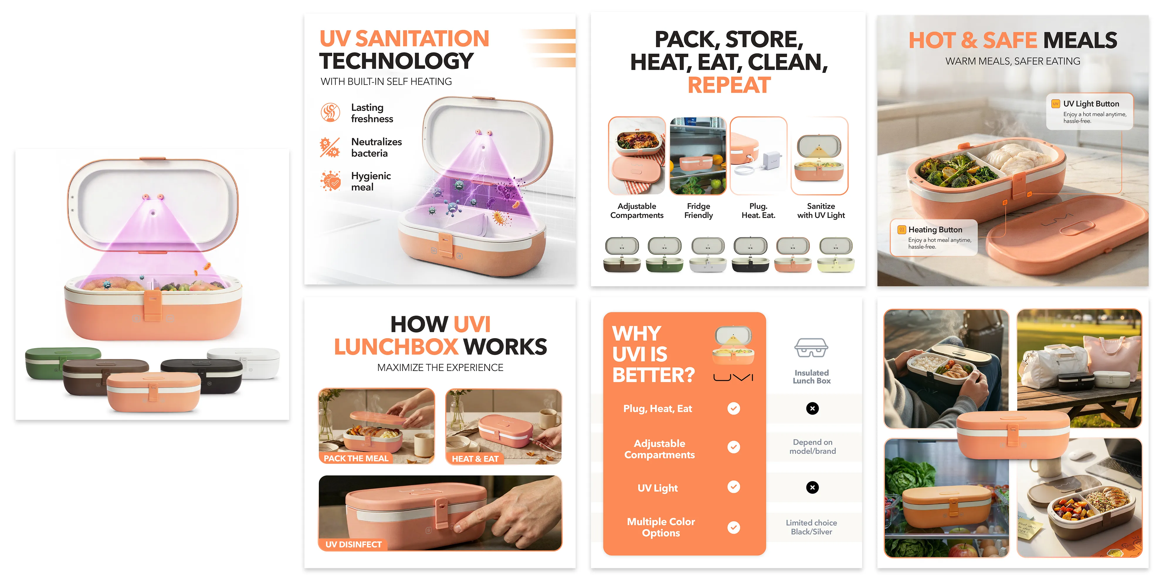 UVI - Self-heating lunchbox